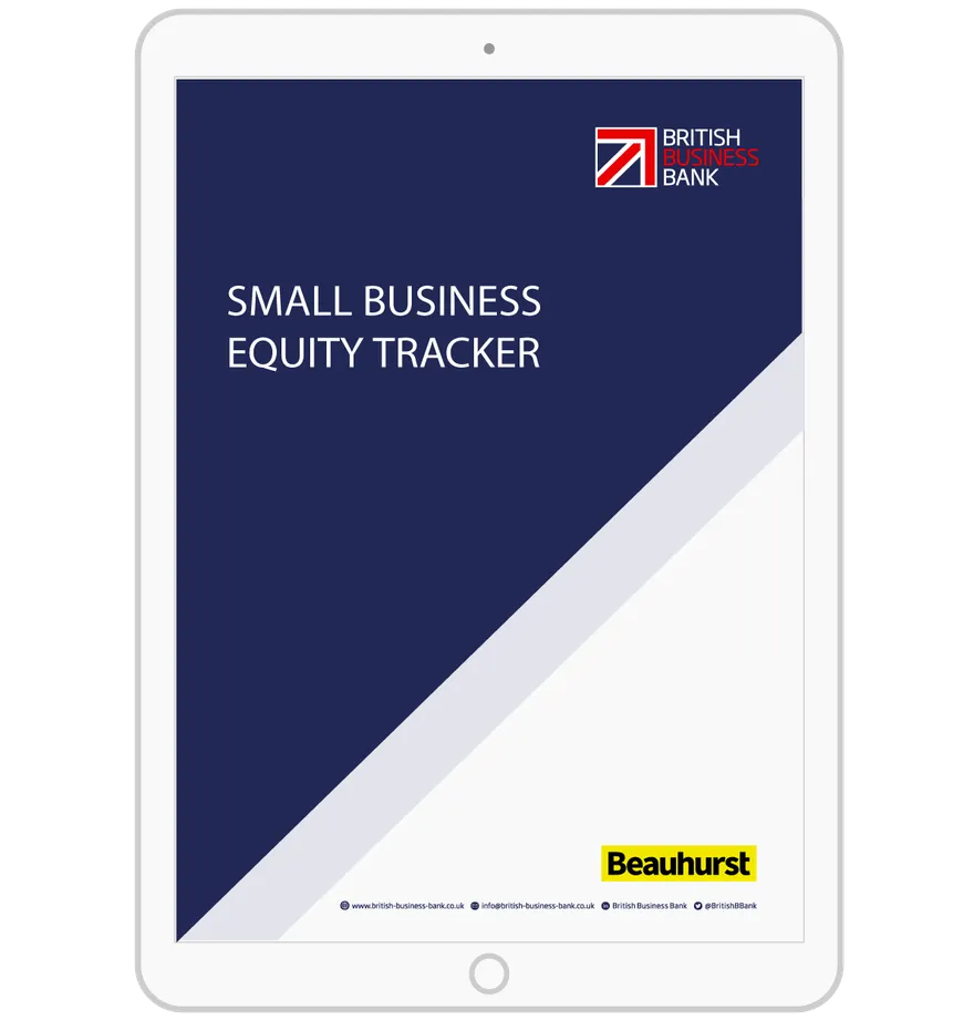 Small Business Equity Tracker — the third British Business Bank Equity Tracker report cover