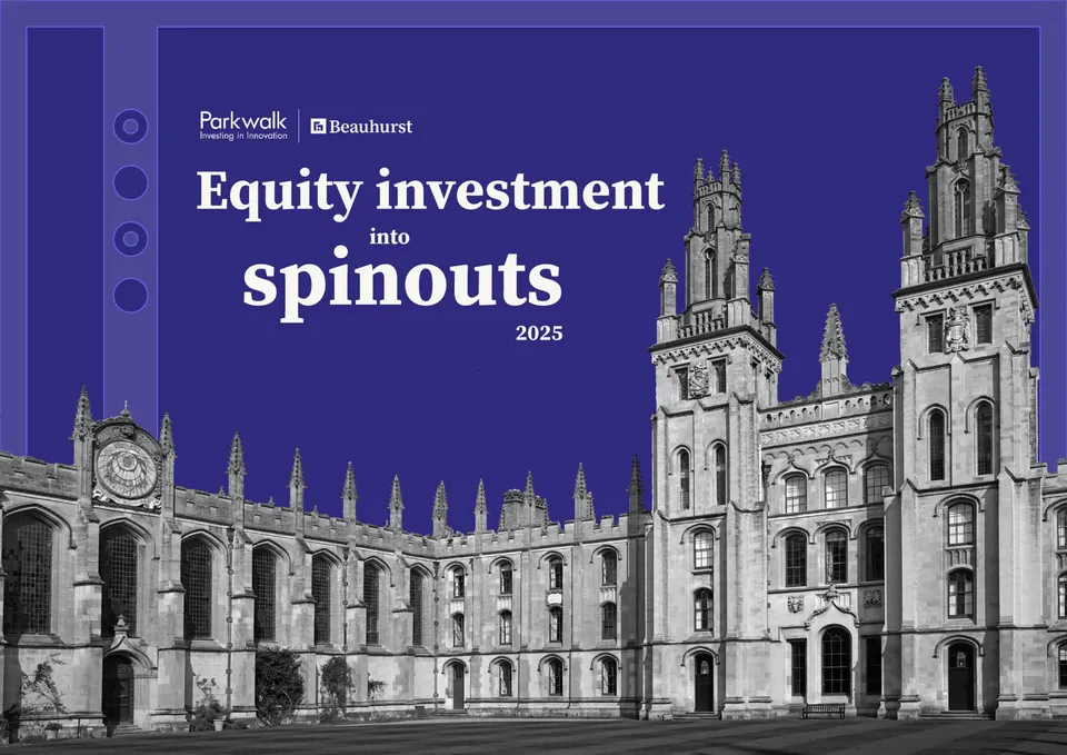 Equity investment into spinouts 2025 cover