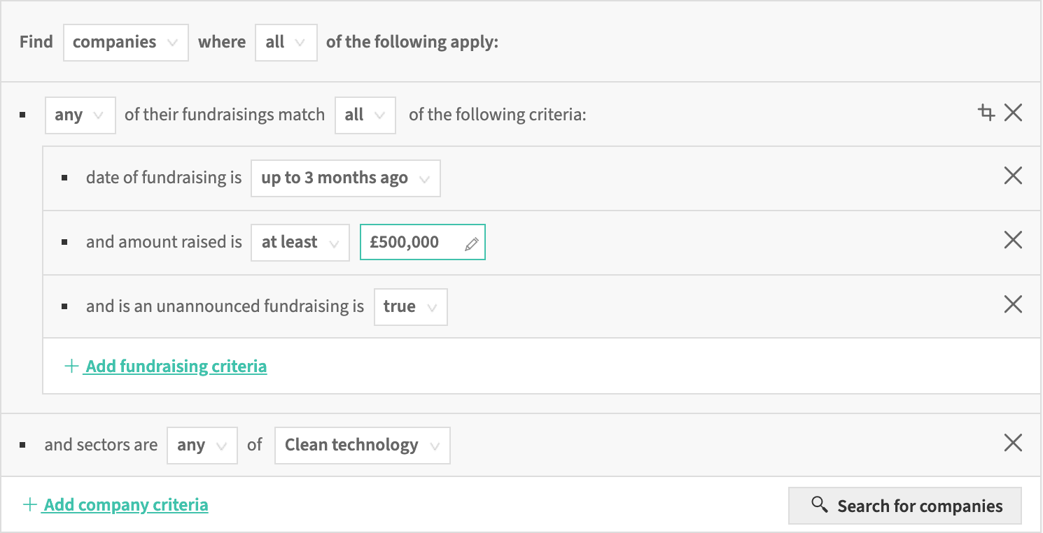 find startups that are hiring with unannounced fundraisings