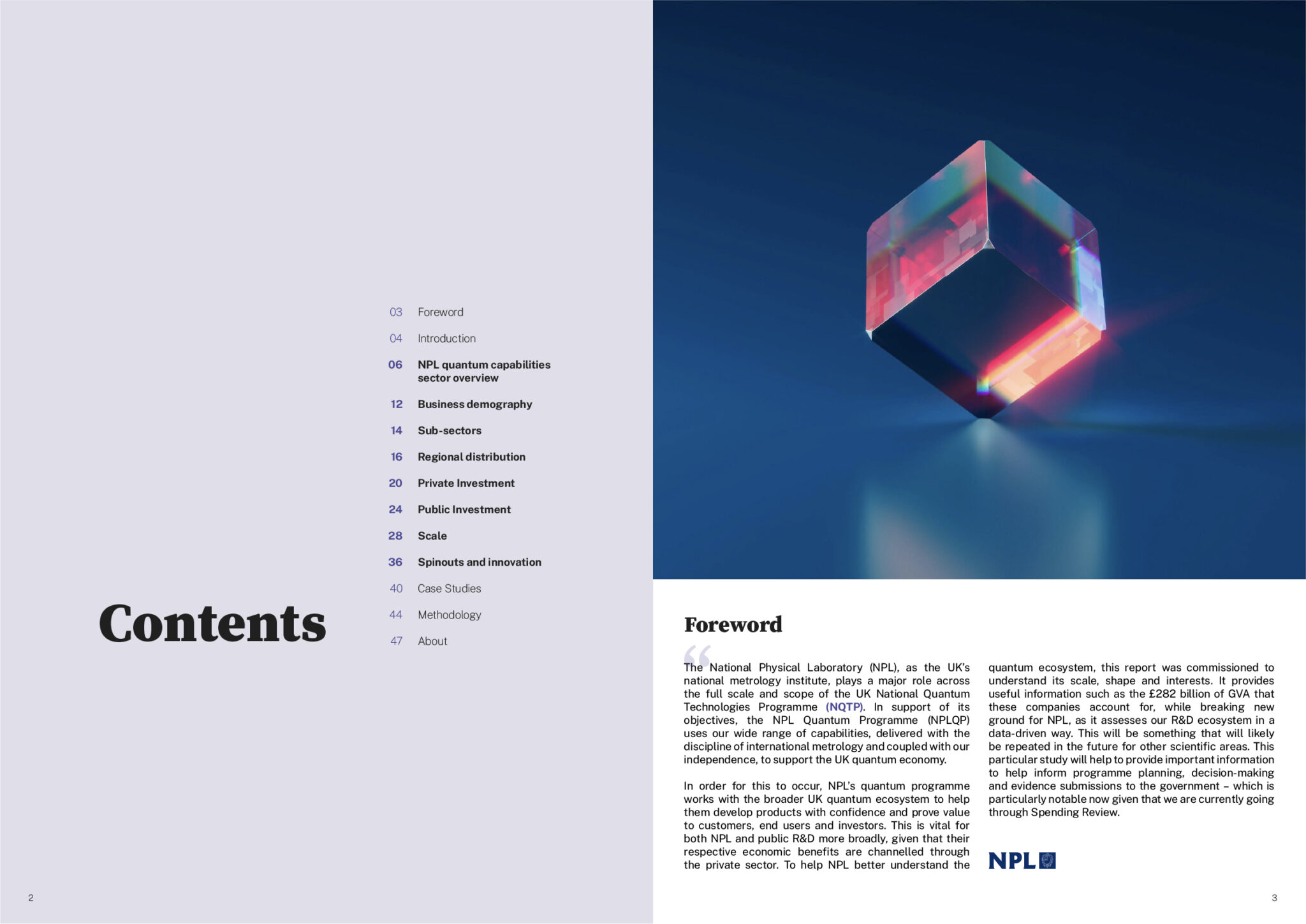 NPL Quantum Ecosystem Mapping Report — contents and foreword