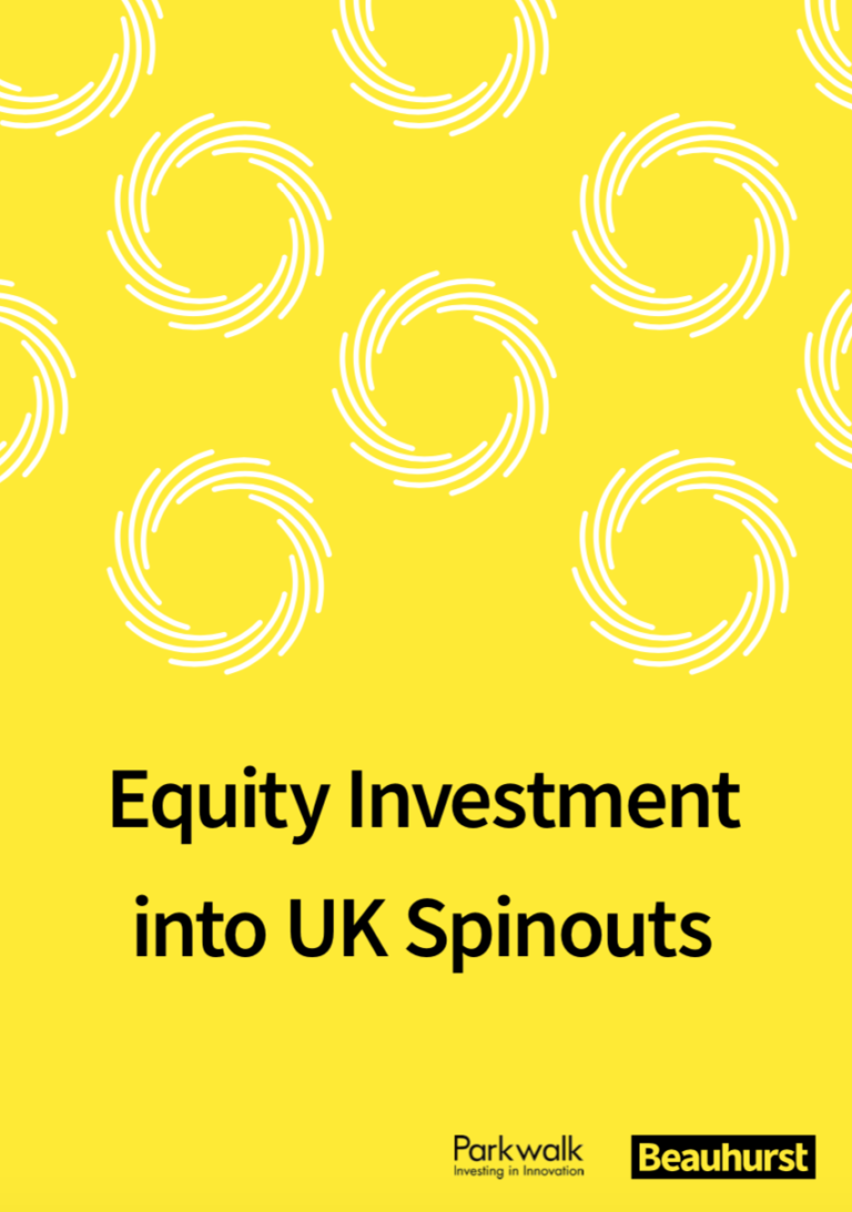 Equity investment into UK Spinouts