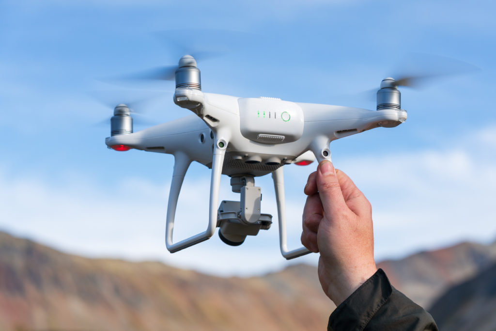 Drones being used for aerial landscape surveys