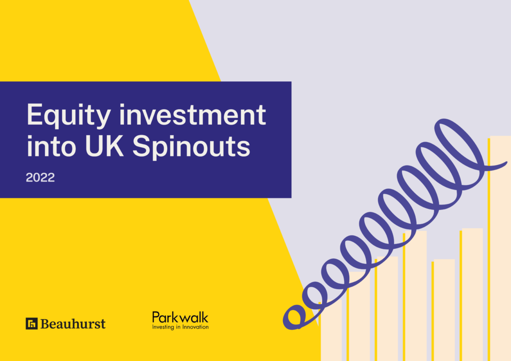 Equity investment into UK spinouts 2022