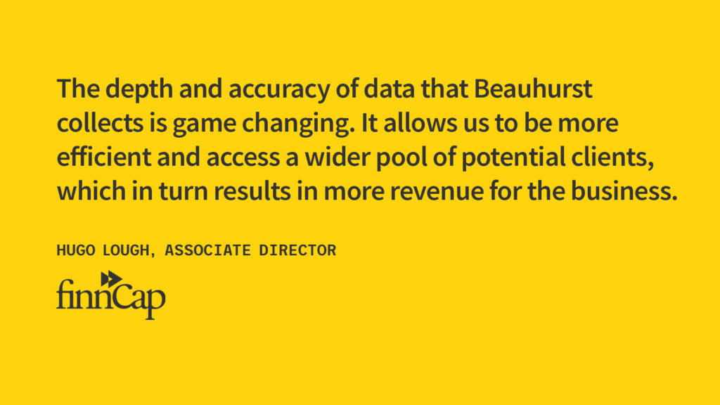 finnCap Beauhurst case study