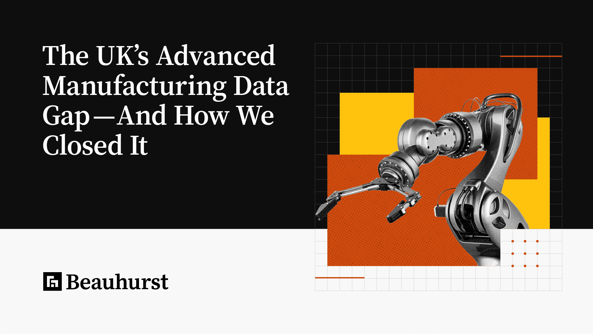 The UK's Advanced Manufacturing Data Gap — And How We Closed It